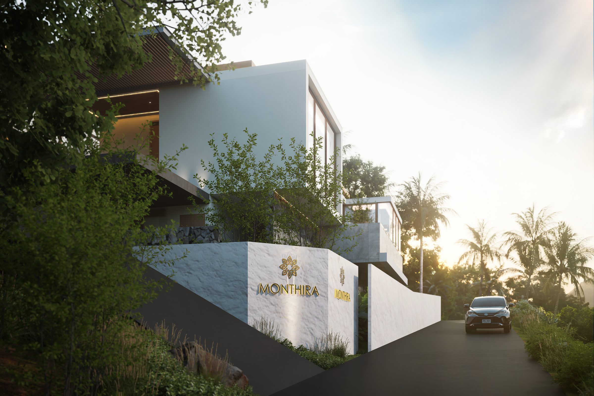 Monthira Pool Villas — entrance