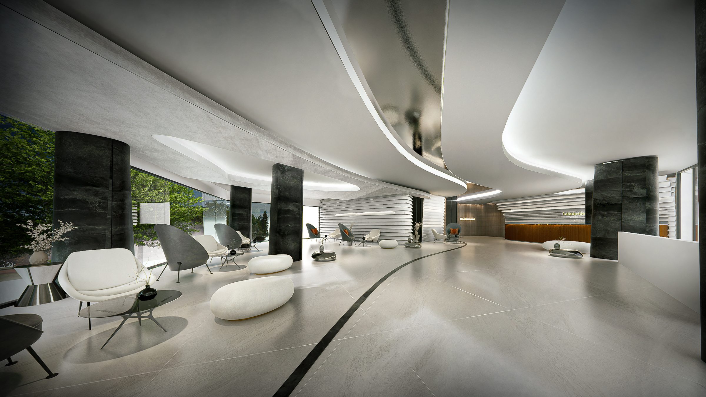 Grand lobby, Sun Hills Layan